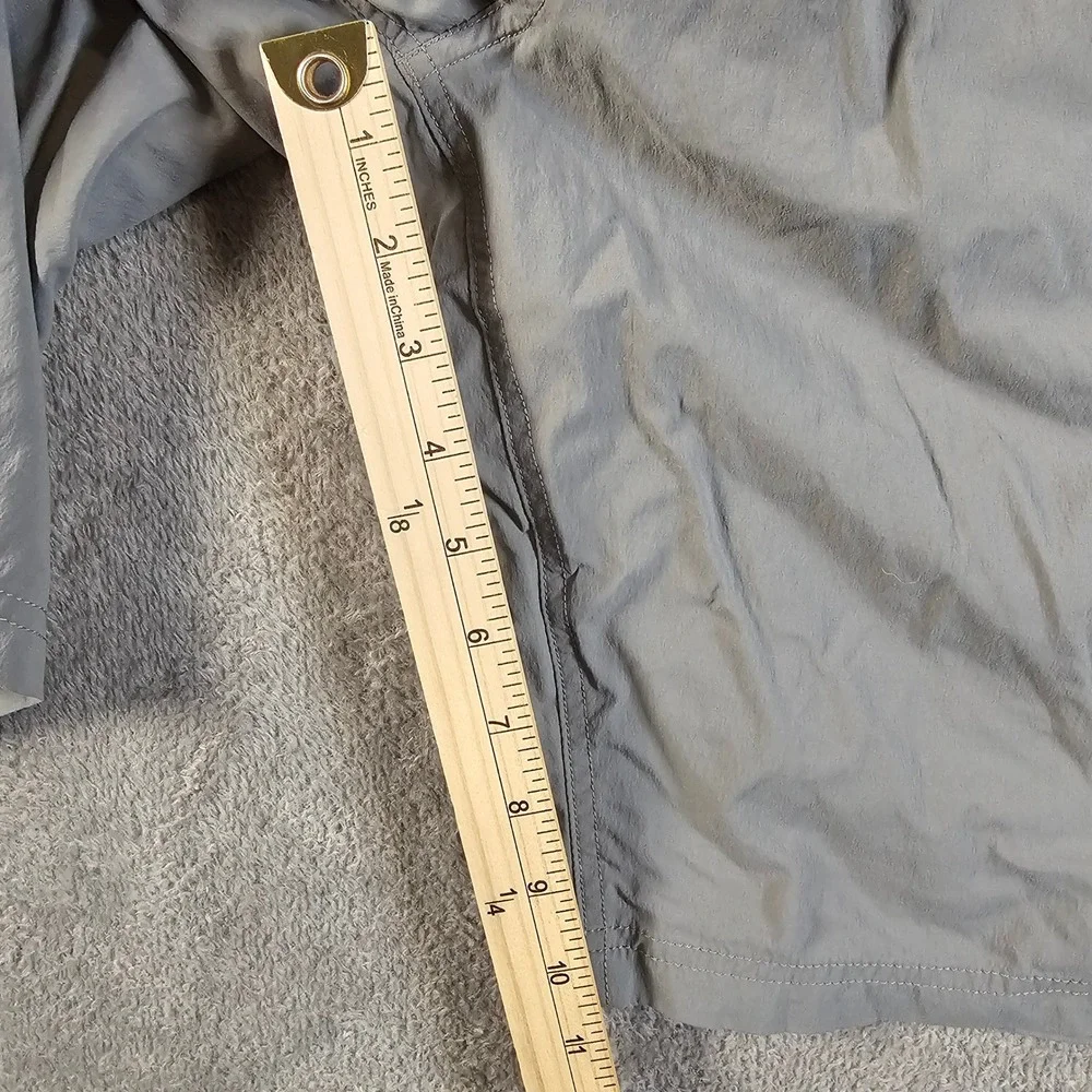 REI Co-op Sahara‎ Cargo Shorts Mens 34 Grey Relaxed Fit Hiking Outdoor Belted